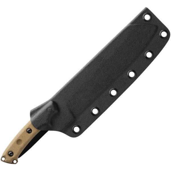 TOPS El Chete Mini Fixed Blade 1095HC Steel Green Micarta