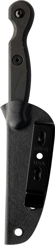 TOPS El Pionero Blackout Fixed Blade Knife 1095HC Steel USA