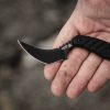 TOPS Ephyra Fixed Blade 1095HC Steel Black G10 USA Made