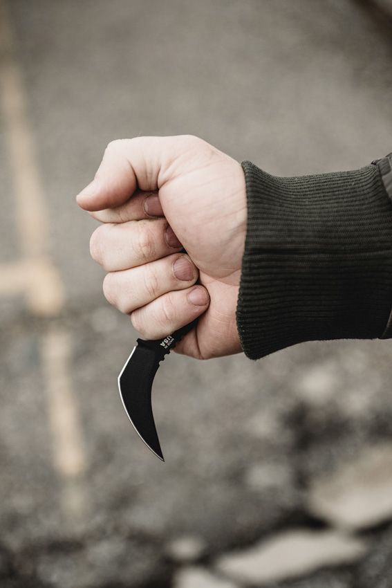 TOPS Ephyra Fixed Blade 1095HC Steel Black G10 USA Made