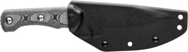 TOPS Eagles Shadow Fixed Blade Knife 1095 Steel Black Micarta