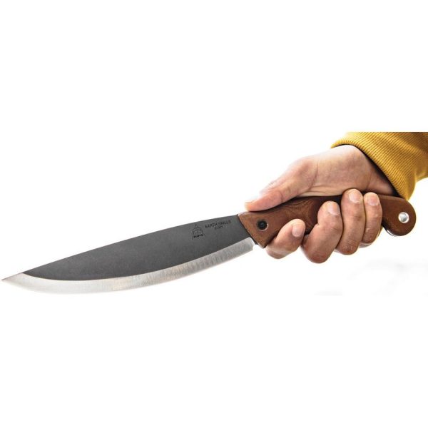 TOPS Earth Skills Fixed Blade Knife 1095HC Steel Tan Micarta