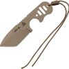 TOPS FDX 66 Fixed Blade Knife 1095 Carbon Steel Coyote Tan