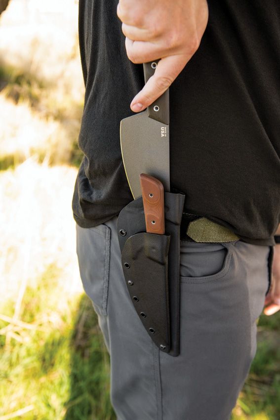 TOPS Frog Market Special Combo Fixed Blade 1095HC Steel