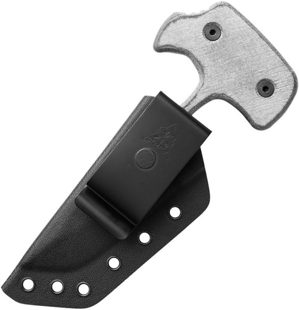 TOPS Grim Ripper Fixed Blade Knife 1095HC Steel Black Micarta