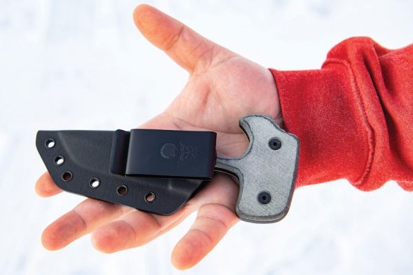 TOPS Grim Ripper Fixed Blade Knife 1095HC Steel Black Micarta