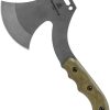 TPGRAX01.jpg TOPS Grandpas Axe - Green Micarta Handle