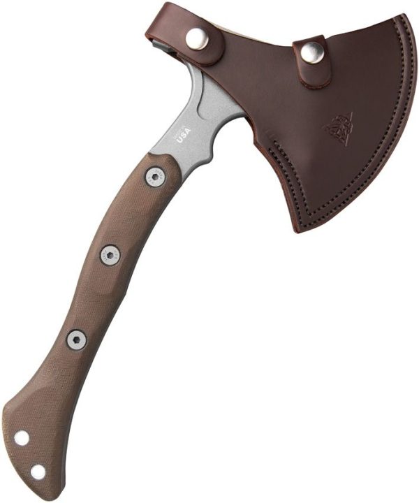 TOPS Hammer Hawk 6.5" Fixed Blade Axe 1075HC Cerakote USA