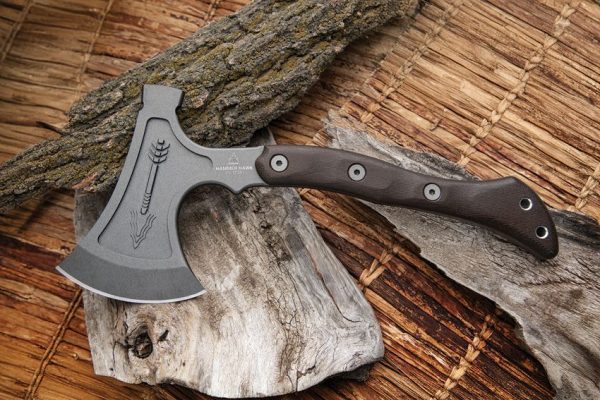 TOPS Hammer Hawk 6.5" Fixed Blade Axe 1075HC Cerakote USA