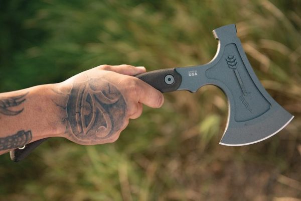 TOPS Hammer Hawk 6.5" Fixed Blade Axe 1075HC Cerakote USA