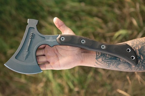TOPS Hammer Hawk 6.5" Fixed Blade Axe 1075HC Cerakote USA