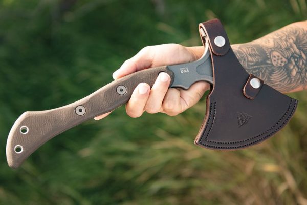 TOPS Hammer Hawk 6.5" Fixed Blade Axe 1075HC Cerakote USA