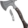 TOPS Hammer Hawk Axe Backup Fixed Blade 1075HC Steel Green Micarta