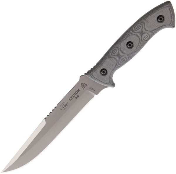 TOPS Hazen Legion Fixed Blade Knife 1095 Steel Micarta
