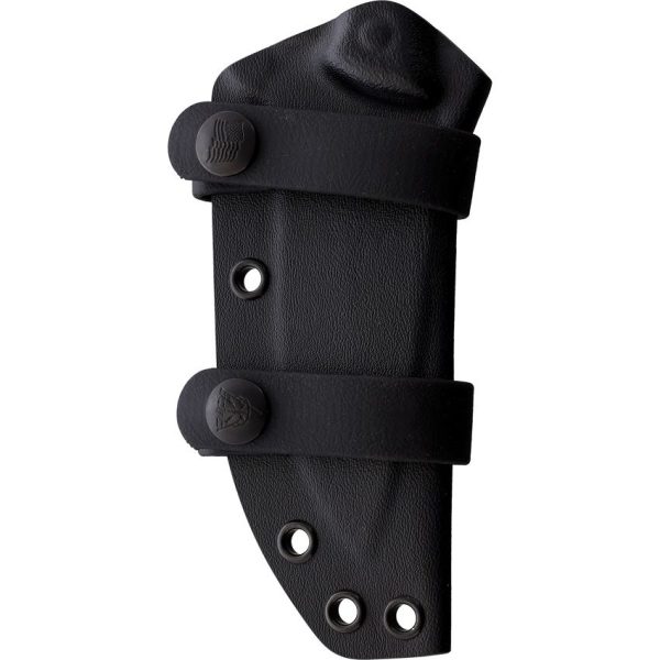 TOPS Silent Hero 4 Fixed Blade Knife Black Micarta Hunter Point