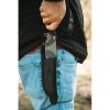 TOPS Silent Hero Fixed Blade Knife 1095HC Camo Steel G10 Handle