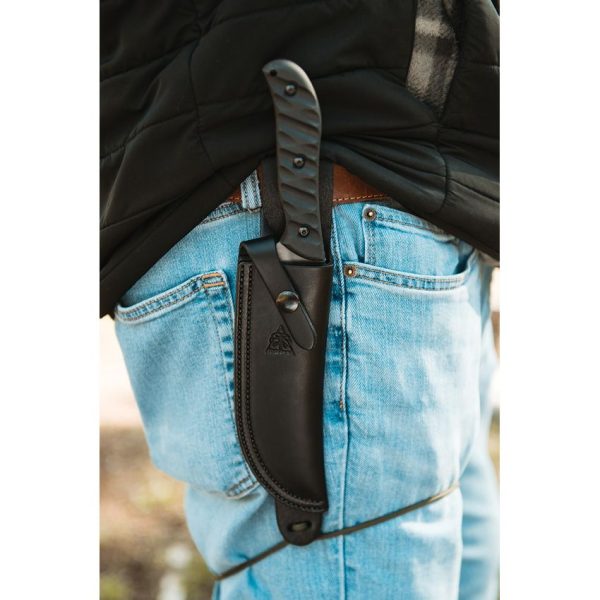 TOPS Silent Hero Fixed Blade Knife 1095HC Camo Steel G10 Handle