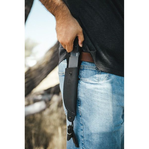 TOPS Silent Hero Smooth Fixed Blade 1095HC Steel Hunting Knife