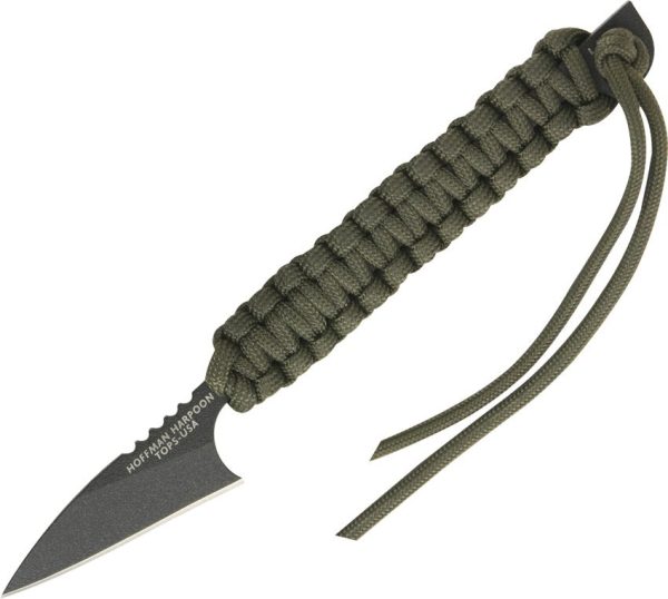 TOPS Hoffman Harpoon Fixed Blade Knife 1095HC Steel USA Made
