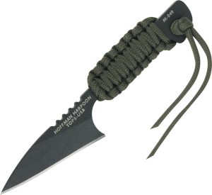 TOPS Mini Hoffman Harpoon Fixed Blade 1095HC Black Knife