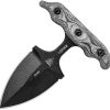 TOPS I-Stick Push Dagger 3.5" 1075HC Fixed Blade USA Made