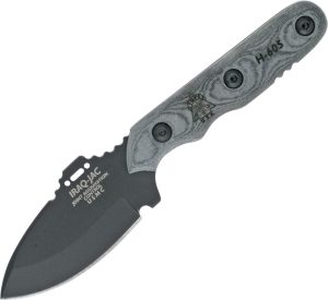 TOPS Iraq-Jac Fixed Blade Knife 1095 Carbon Steel Black