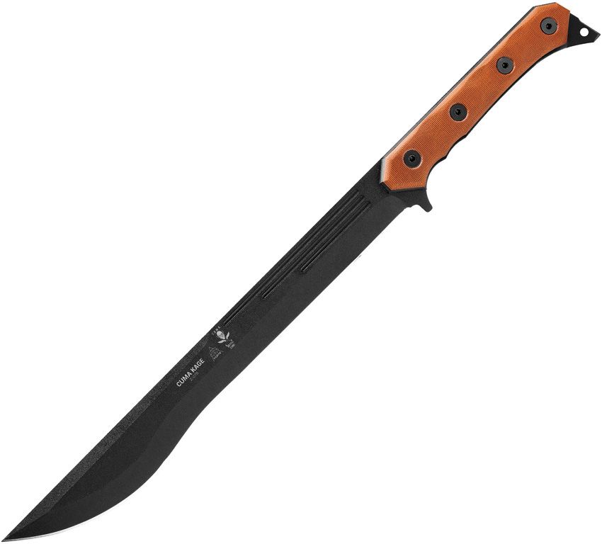 TOPS C.U.M.A. Kage Machete 15.5" 1095HC Blade w/ Sheath