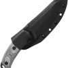 TOPS Loner Fixed Blade Knife 1095 Steel Black Micarta USA