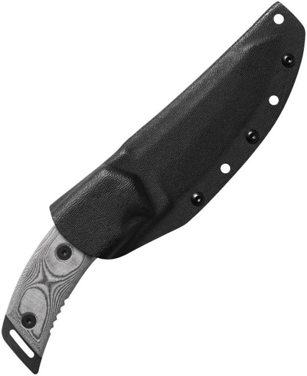 TOPS Loner Fixed Blade Knife 1095 Steel Black Micarta USA