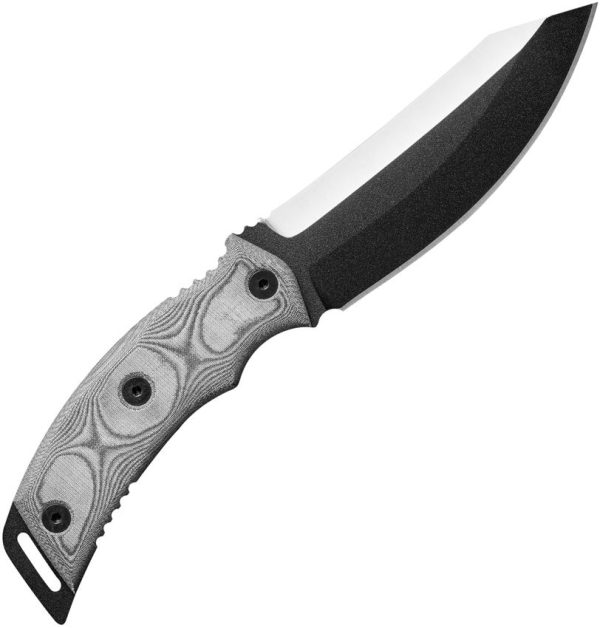 TOPS Loner Fixed Blade Knife 1095 Steel Black Micarta USA