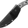 TOPS Loner Fixed Blade Knife 1095 Steel Black Micarta USA