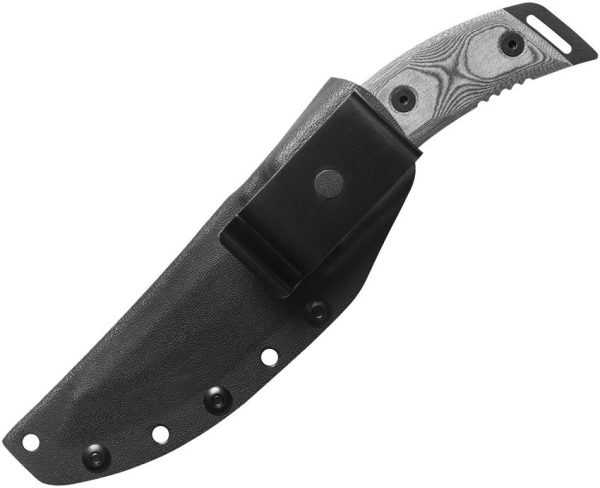 TOPS Loner Fixed Blade Knife 1095 Steel Black Micarta USA