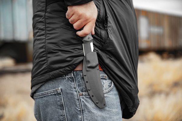 TOPS Loner Fixed Blade Knife 1095 Steel Black Micarta USA