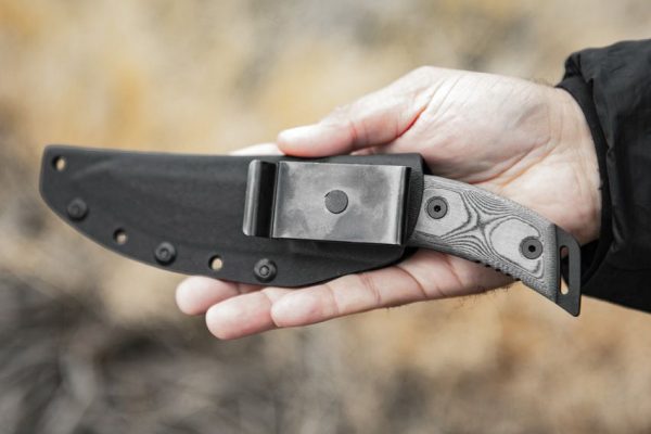 TOPS Loner Fixed Blade Knife 1095 Steel Black Micarta USA