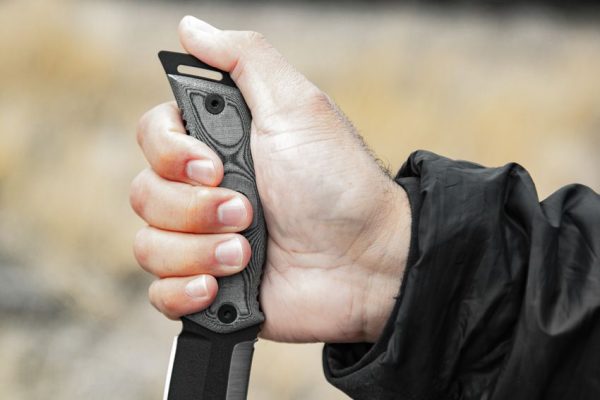 TOPS Loner Fixed Blade Knife 1095 Steel Black Micarta USA