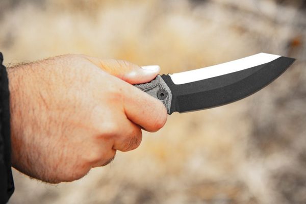 TOPS Loner Fixed Blade Knife 1095 Steel Black Micarta USA