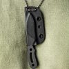 TOPS Lil Fixer Fixed Blade 1095 Carbon Steel Tactical Neck Knife