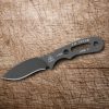 TOPS Lil Fixer Fixed Blade 1095 Carbon Steel Tactical Neck Knife
