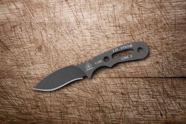 TOPS Lil Fixer Fixed Blade 1095 Carbon Steel Tactical Neck Knife