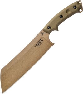 TOPS Lil Chete Fixed Blade 1095HC Steel Coyote Tan Knife