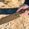 TOPS Lil Chete Fixed Blade 1095HC Steel Coyote Tan Knife