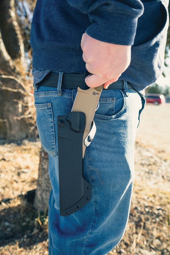 TOPS Lil Chete Fixed Blade 1095HC Steel Coyote Tan Knife