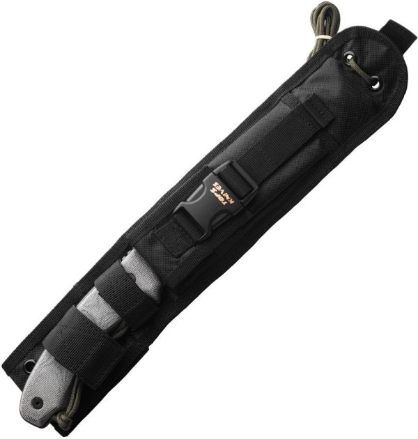 TOPS Longhorn Bowie Fixed Blade Knife 6.75" 1095HC Steel Gray