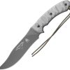 TOPS Longhorn Bowie Sniper Gray 1095HC Steel Fixed Blade