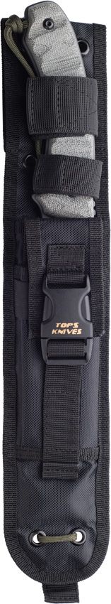 TOPS Longhorn Bowie Sniper Gray 1095HC Steel Fixed Blade