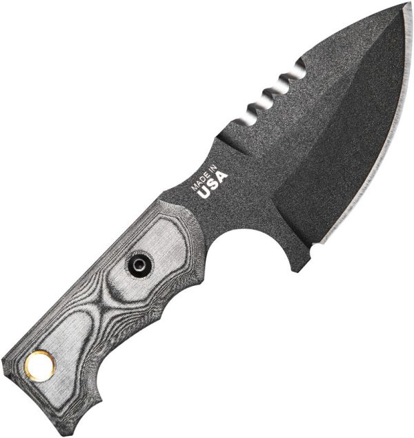 TPM1MGT01_add_03.jpg TOPS M1 Midget Fixed Blade Knife 1095 Steel Black Micarta