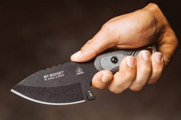 TPM1MGT01_add_07.jpg TOPS M1 Midget Fixed Blade Knife 1095 Steel Black Micarta