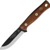 TOPS Fieldcraft 3.5 Fixed Blade Knife 1095HC Steel Tan Micarta