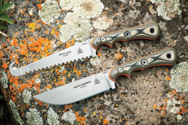 TOPS Muley Combo Leather Fixed Blade 154CM Stainless G10