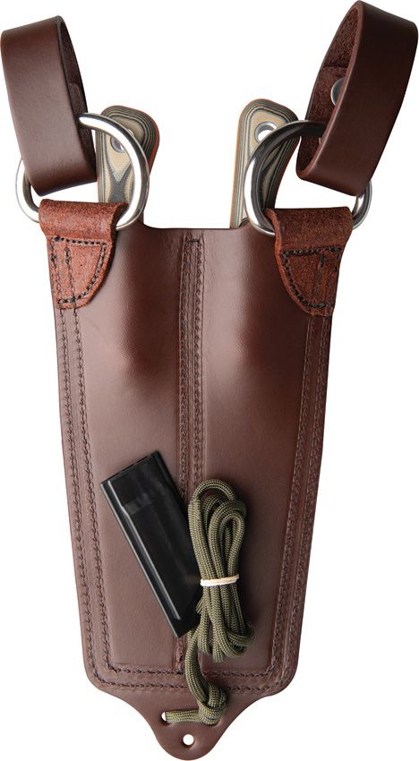 TOPS Muley Combo Leather Fixed Blade 154CM Stainless G10